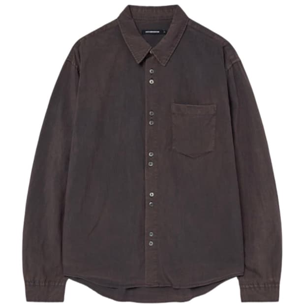 해칭룸 라나 셔츠 브라운 차콜 5