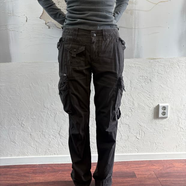Dark Brown Cargo Pants