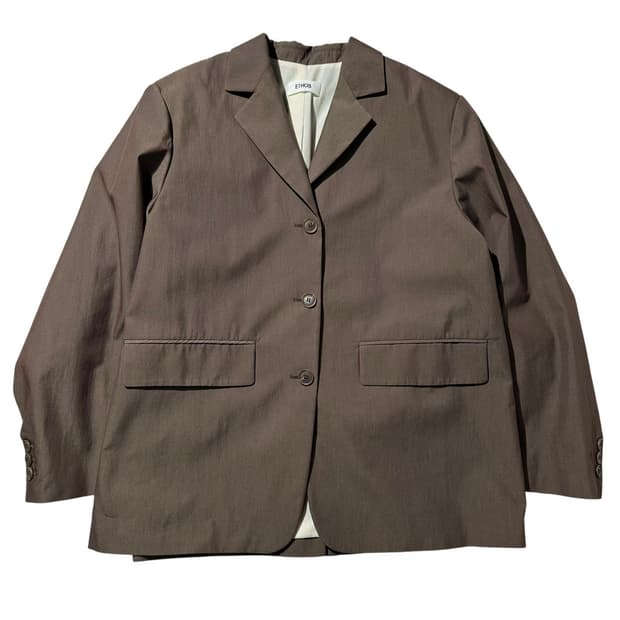 에토스 SERR 오버핏 싱글 블레이저 자켓