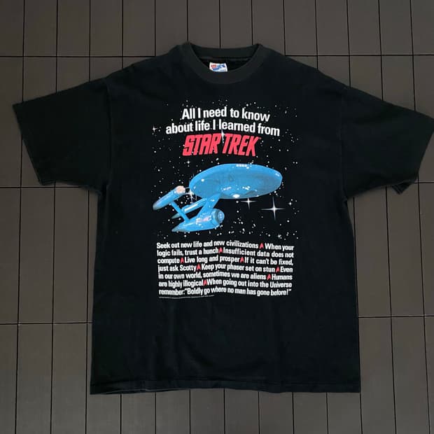 (XL) 90s 스타트렉 startrek 무비 티셔츠