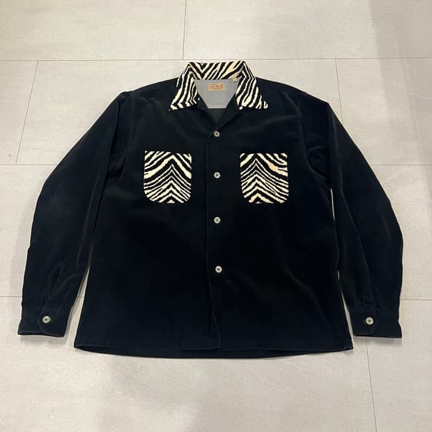 토요 엔터프라이즈 스타일아이즈 지브라 코듀로이 셔츠 L