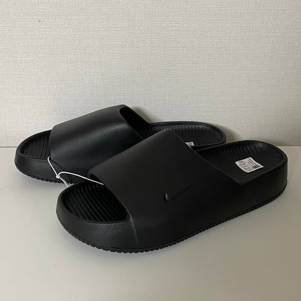 나이키 캄 슬라이드 블랙 슬리퍼