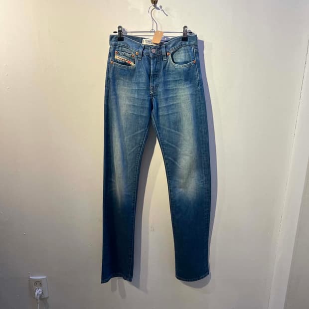디젤 워싱 데님 팬츠 바지