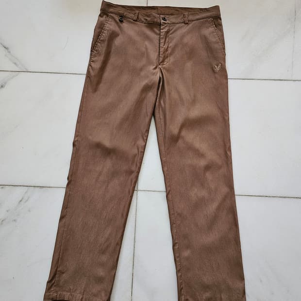 Lyle & Scott GOLF 브라운 치노 팬츠 (34)
