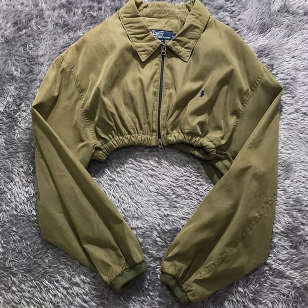 [[여성 FREE] 폴로(POLO) 랄프 로렌 크롭 집업@181