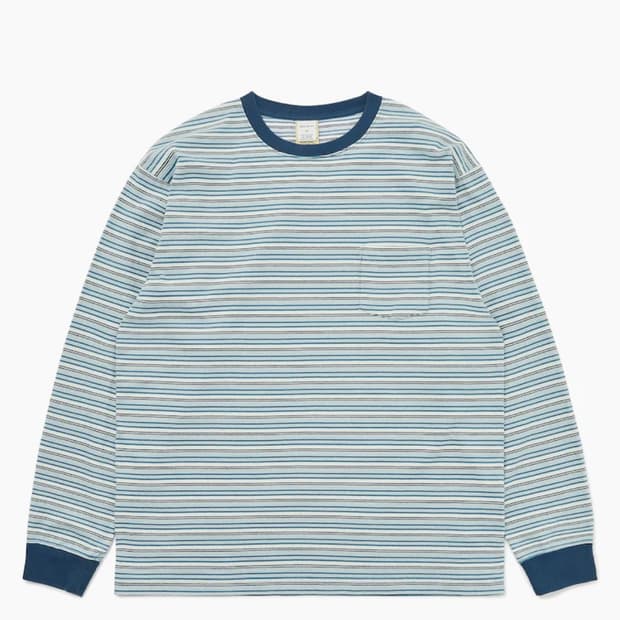 카키스 보더티 블루 m(3)사이즈