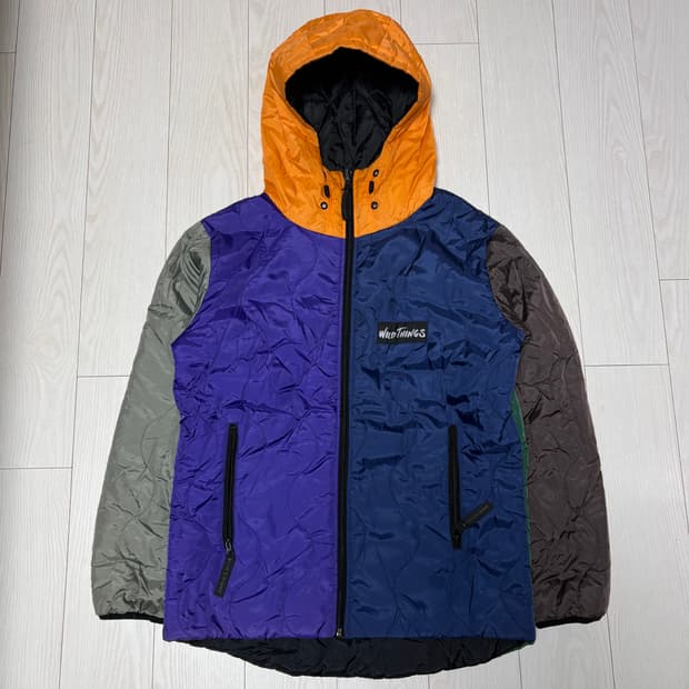 [M] 와일드띵스 USA 리버시블 퀼팅자켓