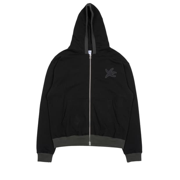 더콜디스트모먼트 TCM 라인 후드집업 블랙