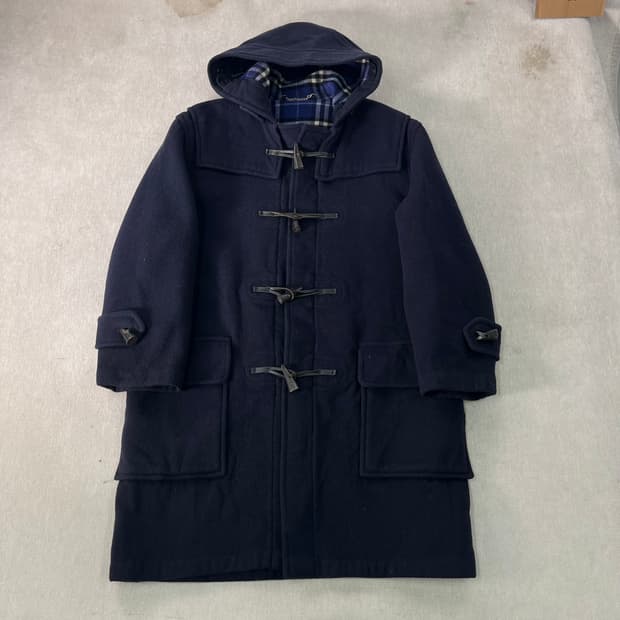 100 버버리 울 후드 떡볶이 코트