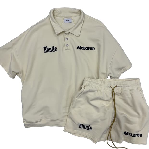 RHUDE X MCLAREN 루드 맥라렌 스웻 셋업
