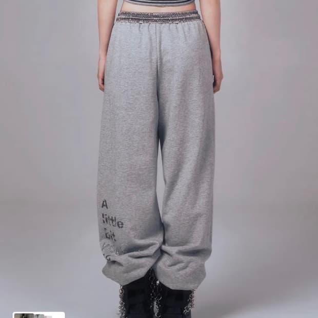 유희 핫픽스 스웨트팬츠 새상품 택O