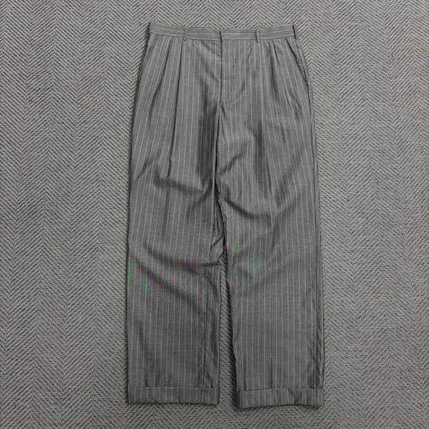 발망 스트라이프 슬랙스 v1716