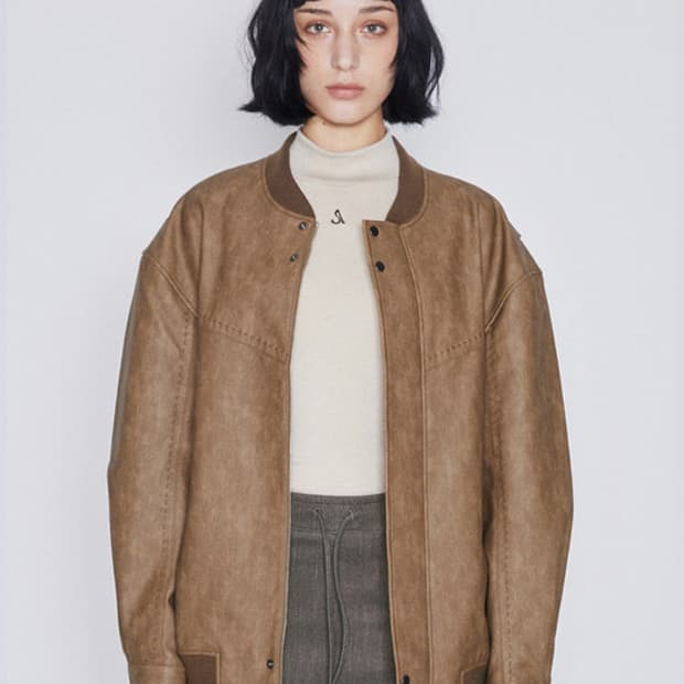 [새상품] 애프터아워즈 레더봄버자켓