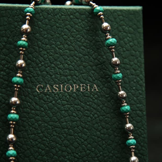 CASIOPEIA JazzMaster Automatic 터키석 원석목걸이