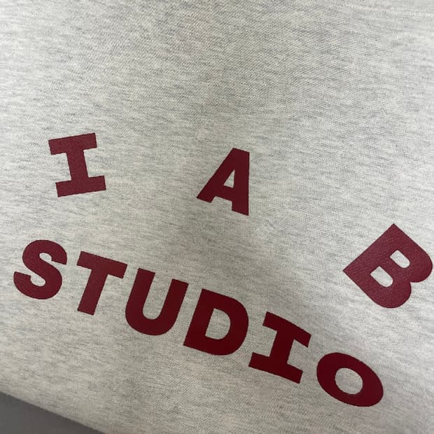 아이앱 스튜디오 오트밀 후드티 XL