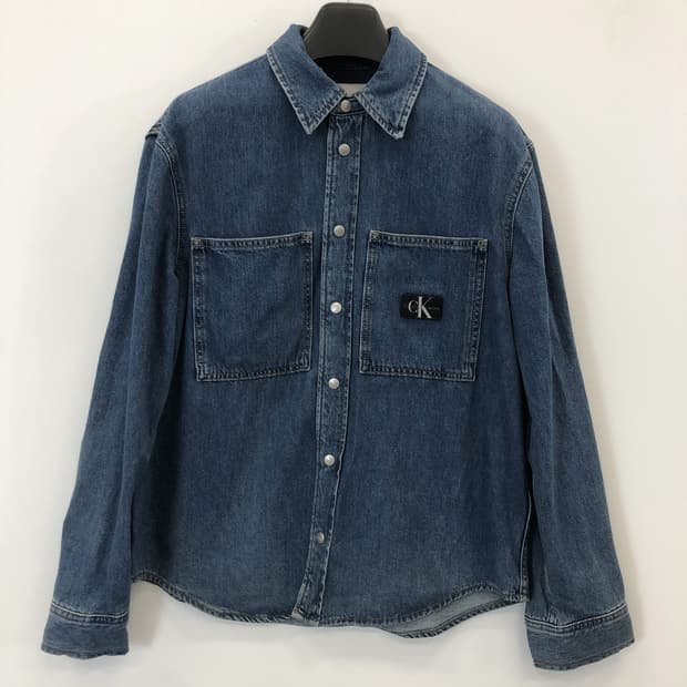 ck 캘빈클라인 릴렉시드 오버데님 셔츠자켓 S 90-95