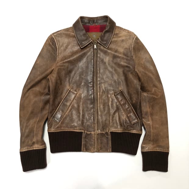 티니위니 램스킨 레더자켓 