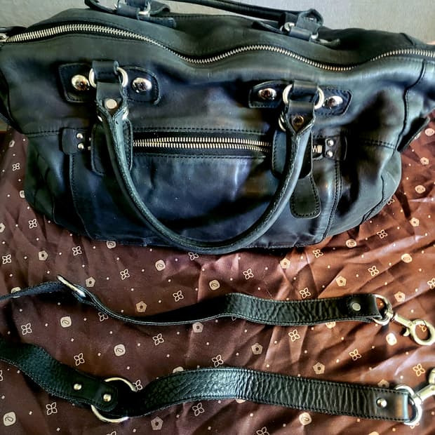 구호 [KUHO]  레더 토드백