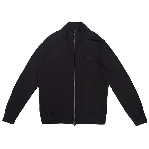 휴고보스 지퍼 니트 가디건 브라운 L