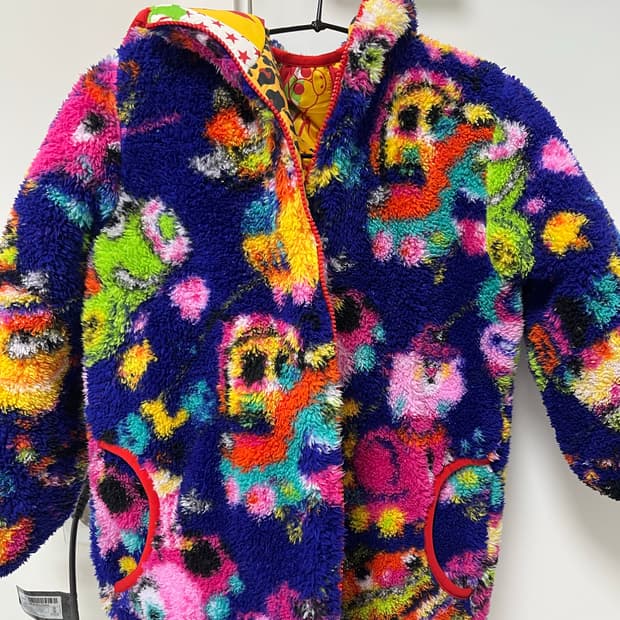 JAM 리버시블 후리스 숏패딩