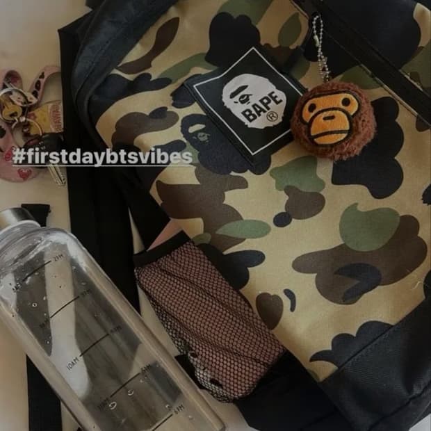 베이프 백팩 카모가방 + 키링  BAPE 가방 잡지부록