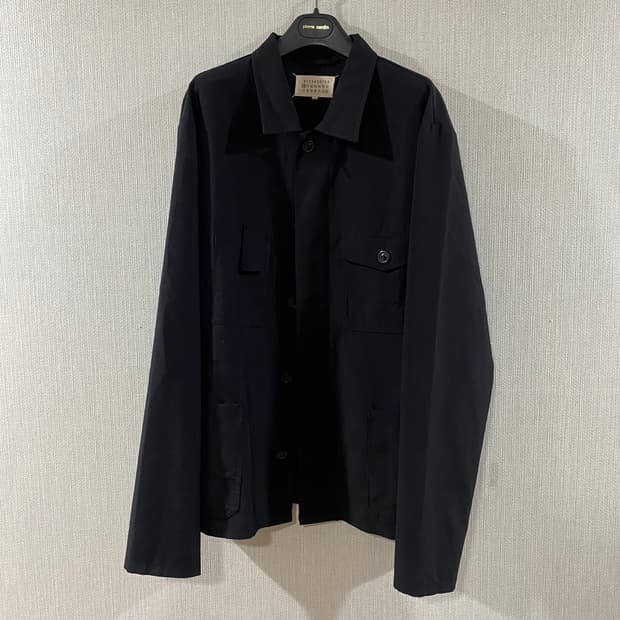 메종 마르지엘라 17‘s 울 밀리터리 자켓