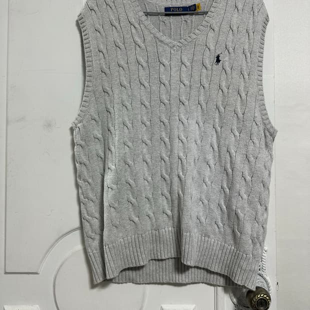 폴로 랄프로렌 케이블 니트 베스트