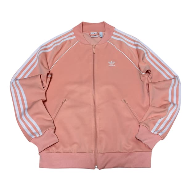 (W)아디다스 슈퍼스타 딸기우유 핑크 트랙탑 져지