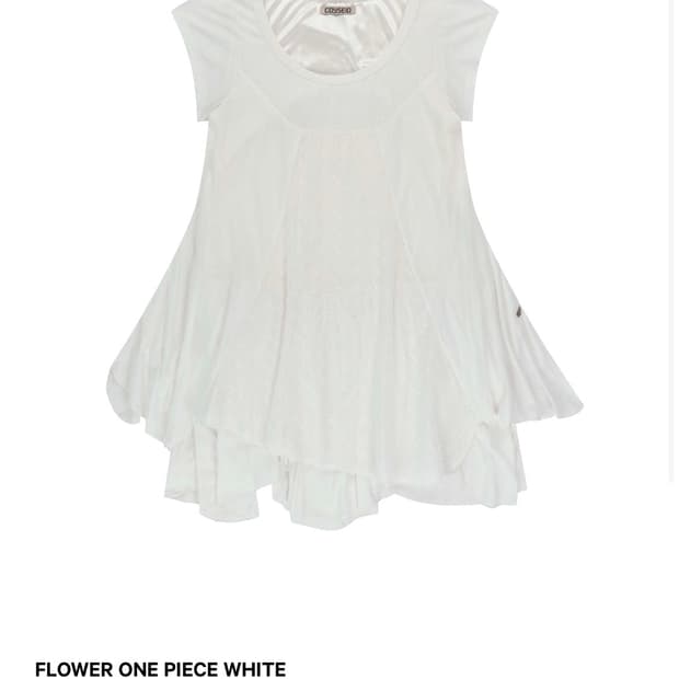 코이세이오 FLOWER ONE PIECE WHITE