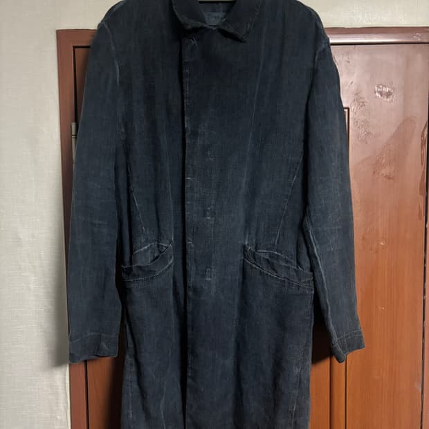 [S] 트랜짓 가먼트 다잉 워시드 린넨코트