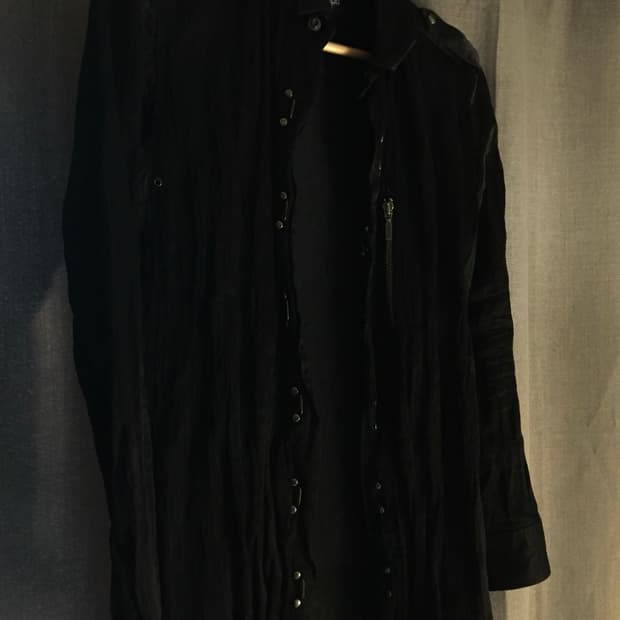 Tornado Mart Satin Waxed Shirt Jacket
