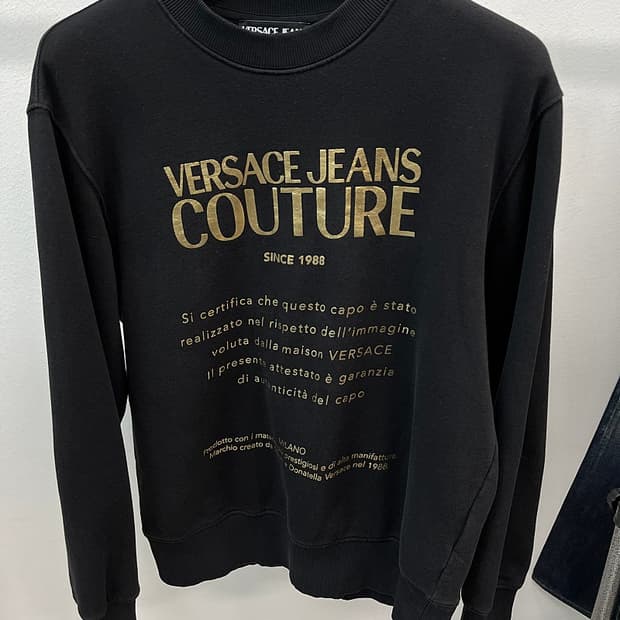 100) 베르사체 신형 꾸뛰르 맨투맨 