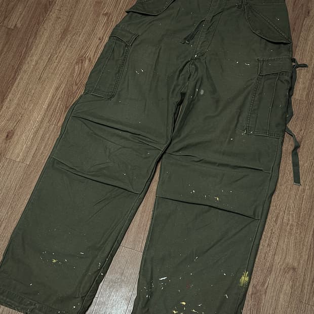 70s U.S Army OG M-65 field pants