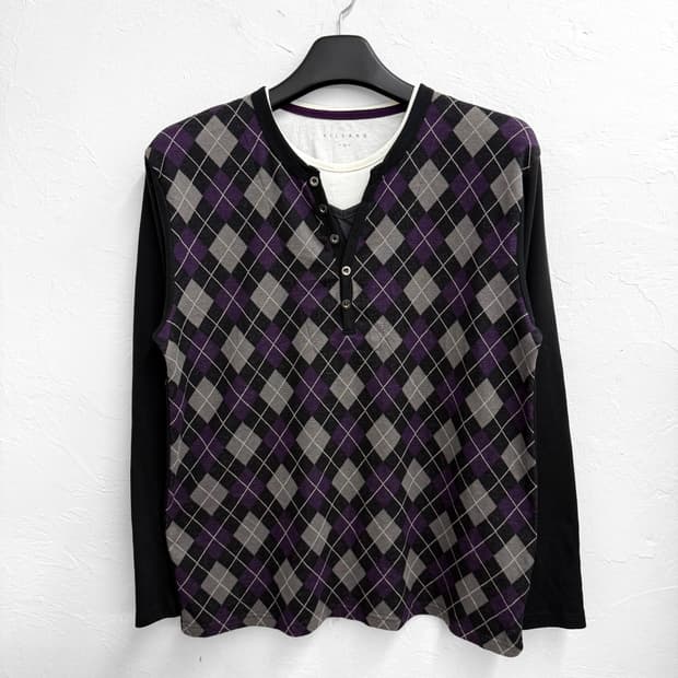 villand 레이어드 헨리넥 롱슬리브