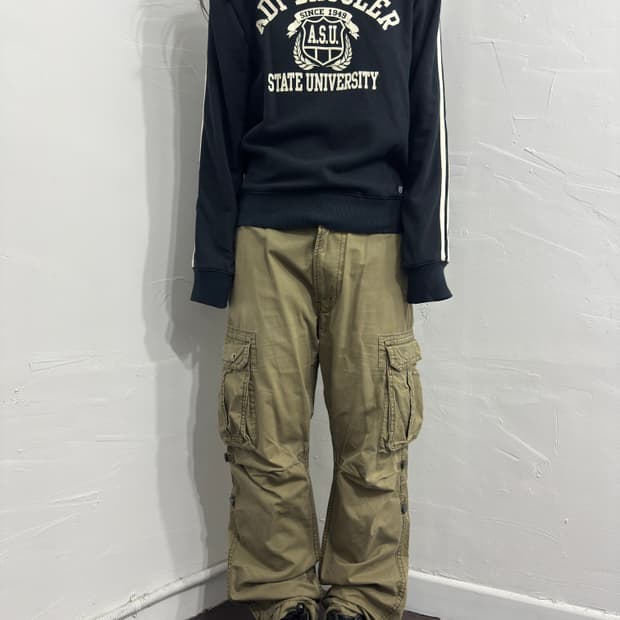 purple&yellow cargo pants