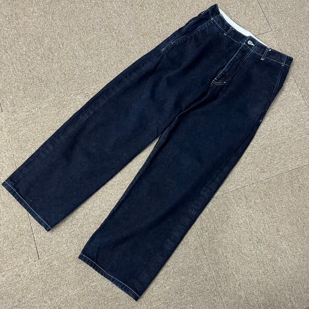  포터리 생지 데님팬츠