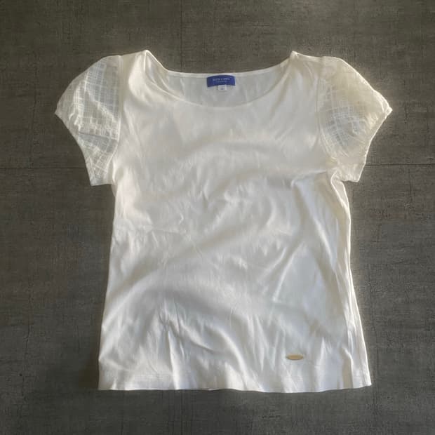 Burberry 버버리 달천깔페어리 핀터깔y2k 블루라벨 반팔블라우스