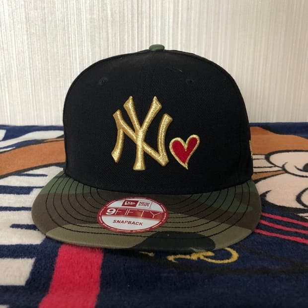 MLB 뉴에라 뉴욕양키스 블랙X카모 스냅백/모자