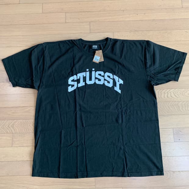 [XXL] stussy 스투시 블록 스포츠 피그먼트 다이드 반팔 티셔츠 
