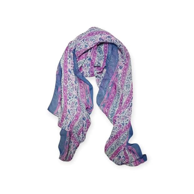 히피 퍼플 에스닉 스카프 