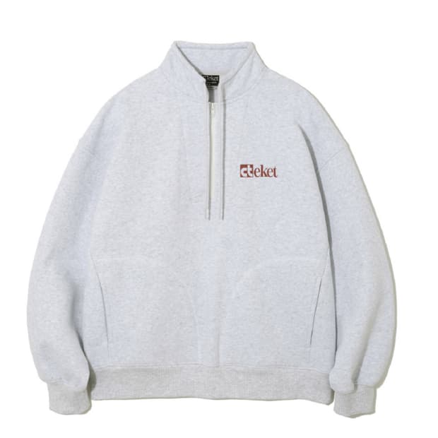 Teket Plan Half Zip-Up Sweatshirt