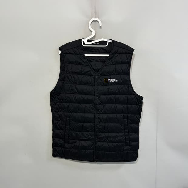 내셔널지오그래픽 남성 구스다운 조끼 105