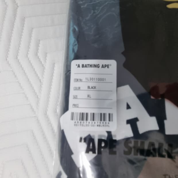 BAPE College T-Shirt Black