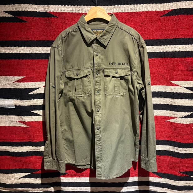 Offroad military shirt / 오프로드 밀리터리 셔츠