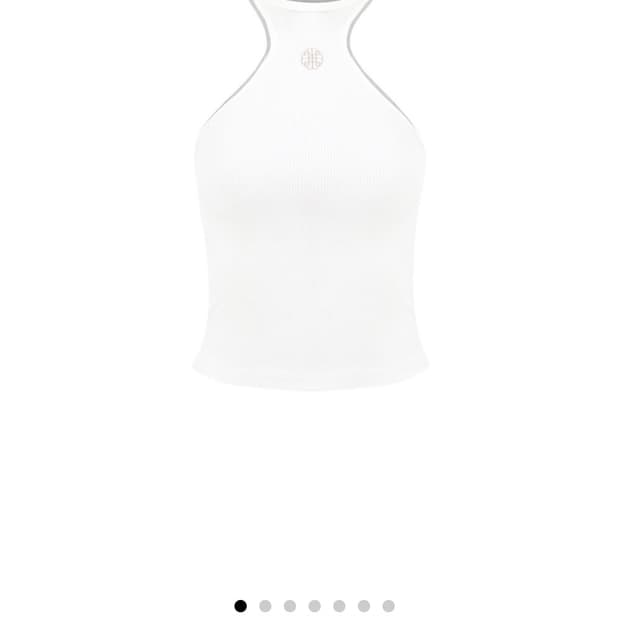 배드블러드 스트레치 립 탱크탑 네이비