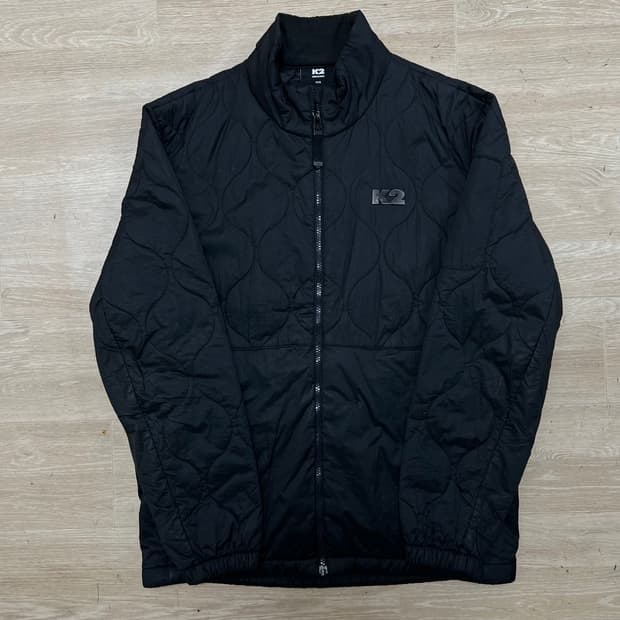 노스페이스 여성 페이즐리 로고 초경량 패딩 점퍼 [블랙] XS/85