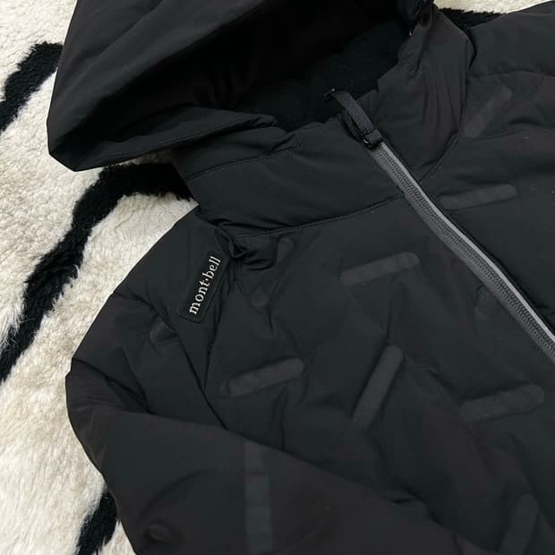 [M]몽벨 튜브테크 중경량 후드 자켓/블랙