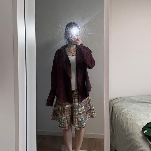 빈티지 파타고니아 자주색 가디건