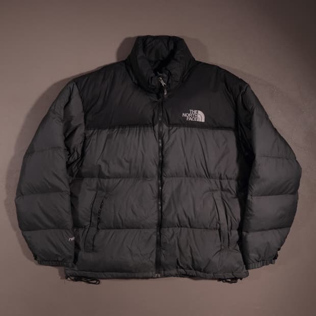 00s 노스페이스 눕시 700 패딩 회색