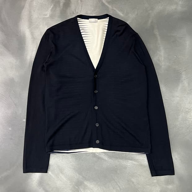  발렌시아가 울실크 패턴 가디건 +명품감정서 y15564